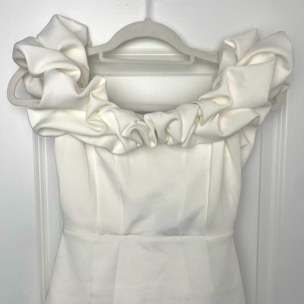 WINDSOR- Kiari Formal Off the Shoulder Ruffled Dress - Picture 9 of 9